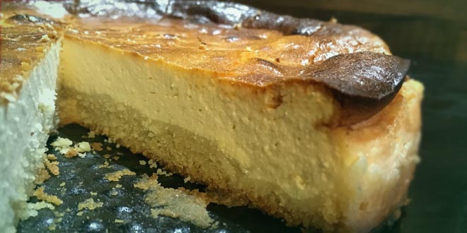 Nízkosacharidový tvarohový koláč s mandlovým těstem (forma 26 cm)