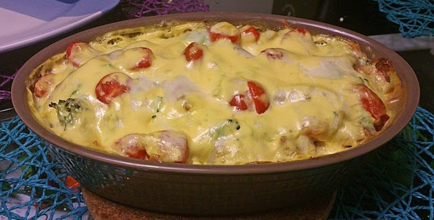 Gyros zapékané se sýrovou omáčkou