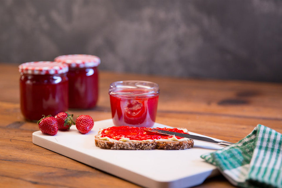 Jahodový džem s vanilkou