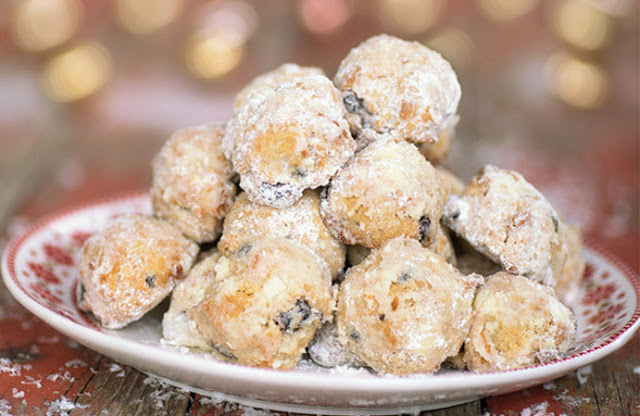 Tvarohový štollenový konfekt