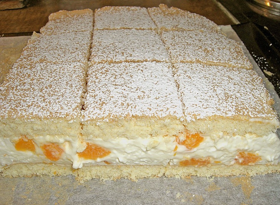 Mandarinky – Tvarohové řezy