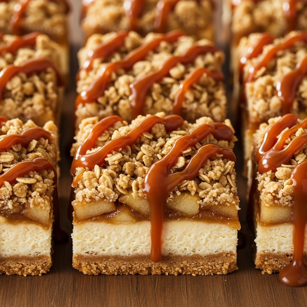 Karamelovo-jablečný sýrový tyčinka