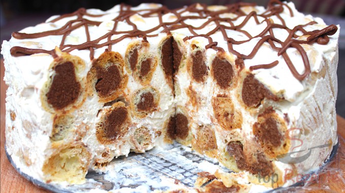 Úžasný mini větrníkový dortík se šlehačkou