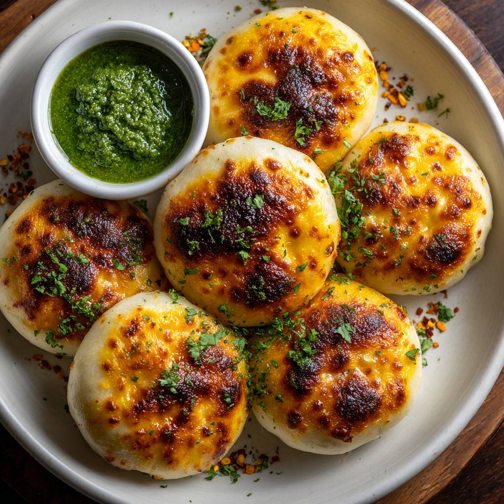 Achari Paneer Naan Bombs – Sýrové, kořeněné a ideální jako svačinka