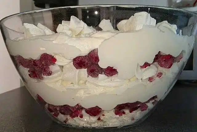 Malinový dezert Schneesturm recept