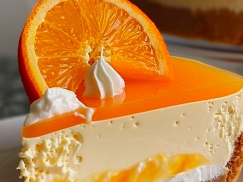 Pomerančový dort se zakysanou smetanou