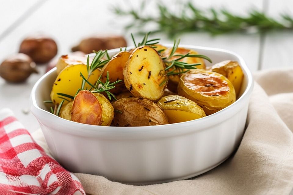 Pečené brambory s rozmarýnem