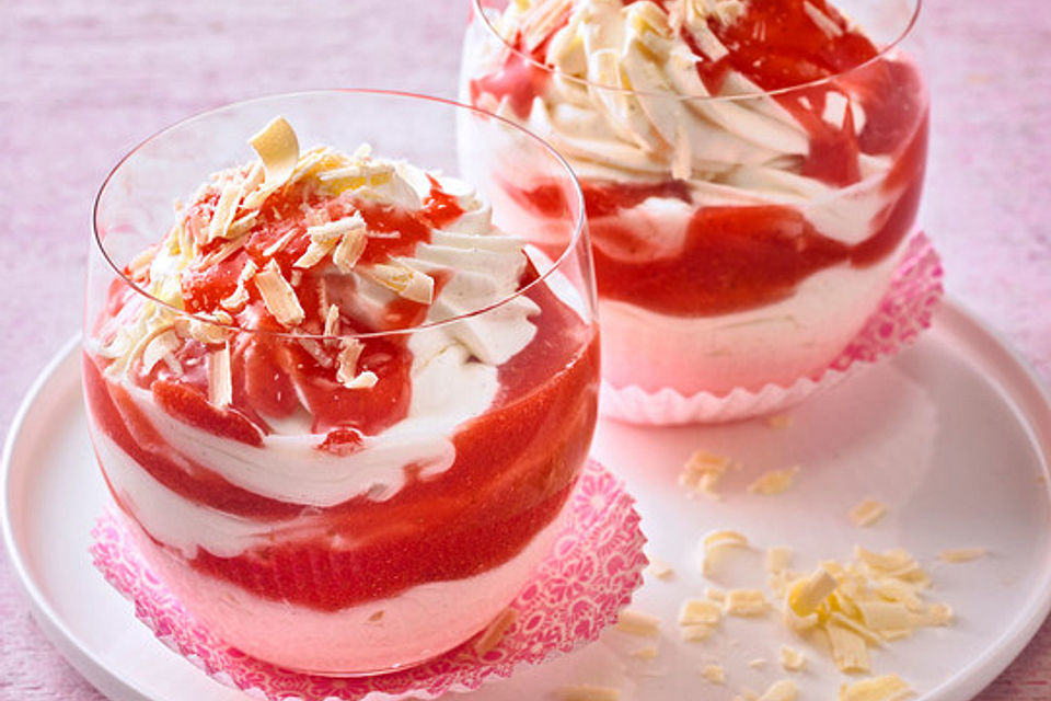 Spaghetti zmrzlinový dezert