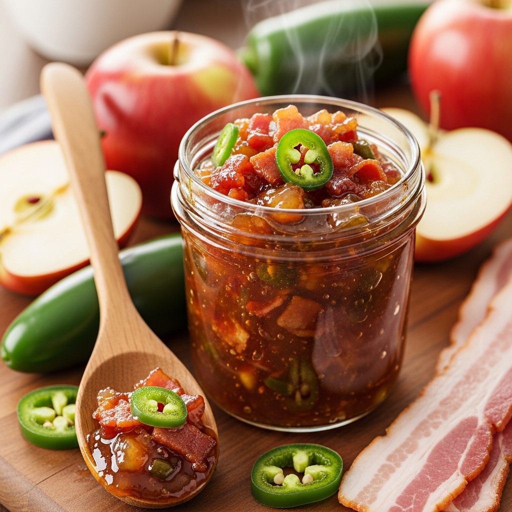 Speck-, Jalapeňo- a Jablečná Marmeláda