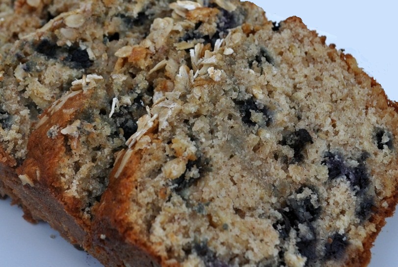 Borůvkový ovesný chléb