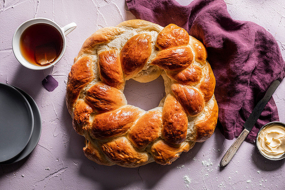 Hefezopf jako u pekárny