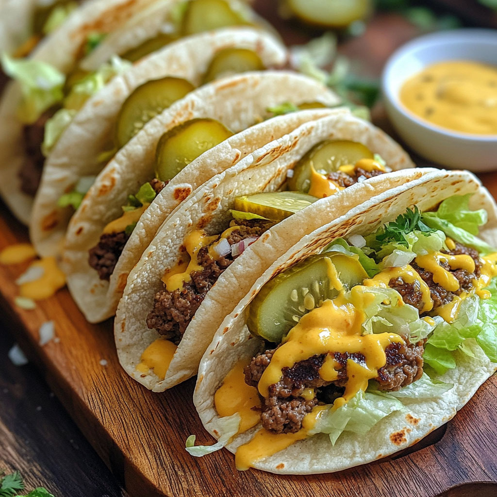 Big-Mac-Smash-Tacos – Der kultige Burger als heißgeliebter Taco!