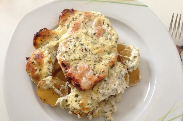 Zapečené krůtí řízky