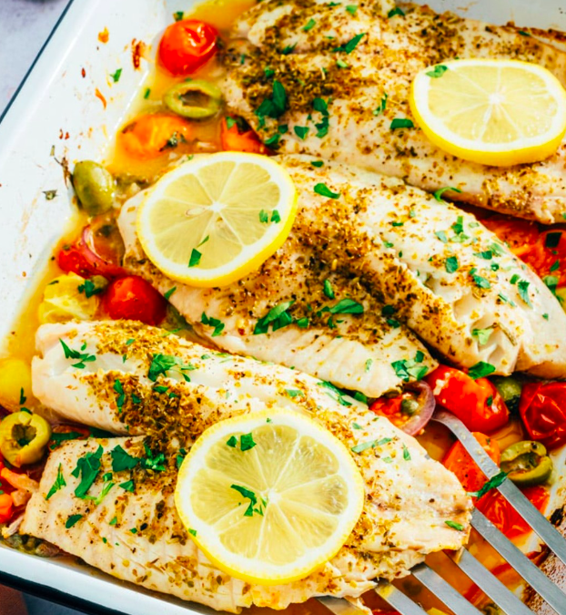 Mediterraner Gebackener Fisch