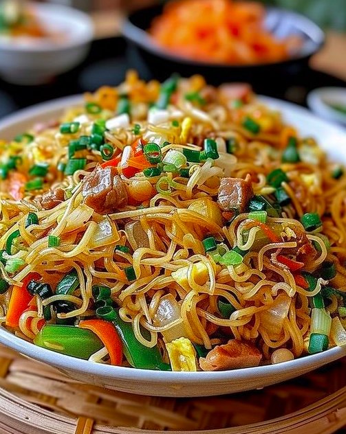 Těstoviny s kuřecím masem