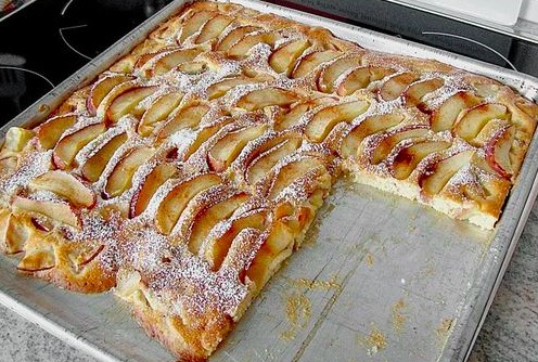 Apfelblechkuchen
