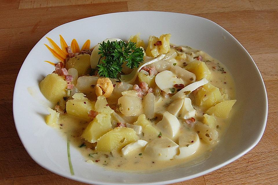Schwarzwurzel-eier-ragout