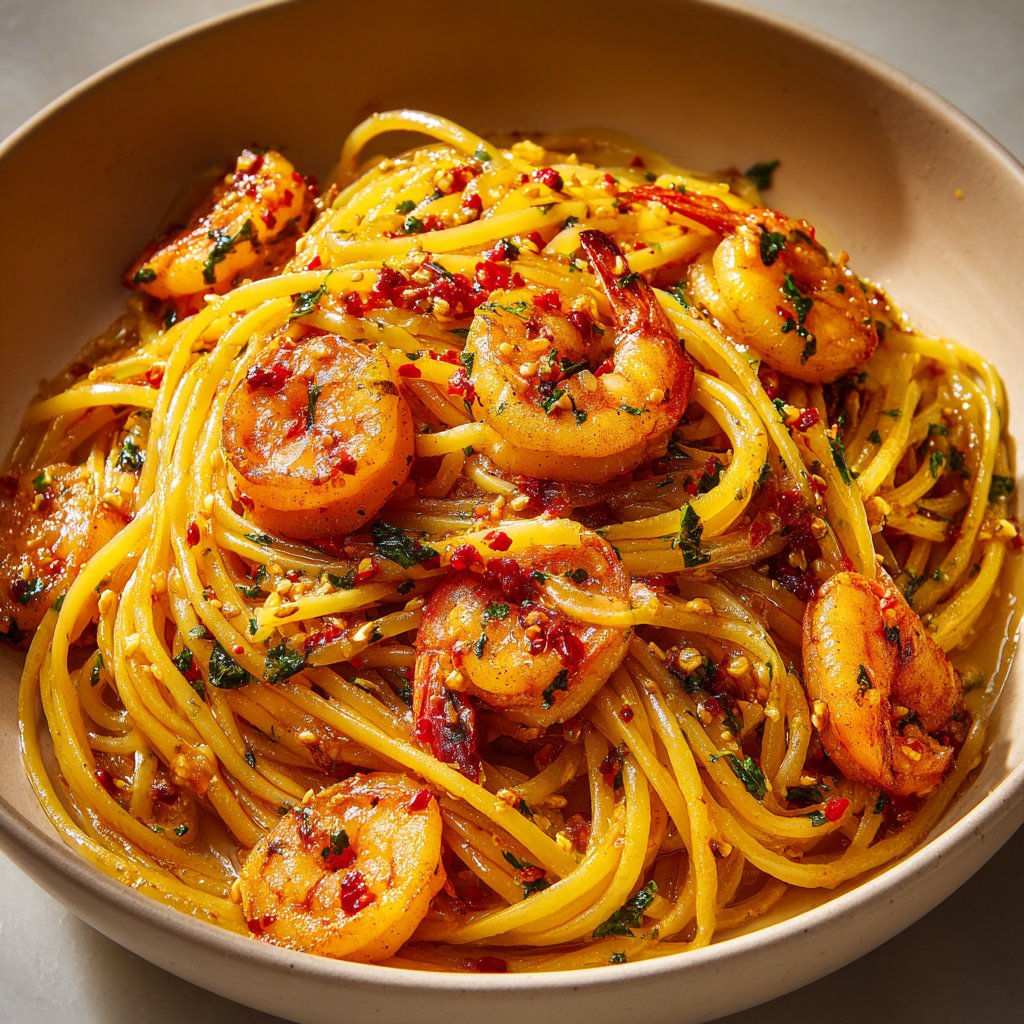 Oheň houstnoucí krevety Gochujang – Aromatická pochoutka s asijskou duší