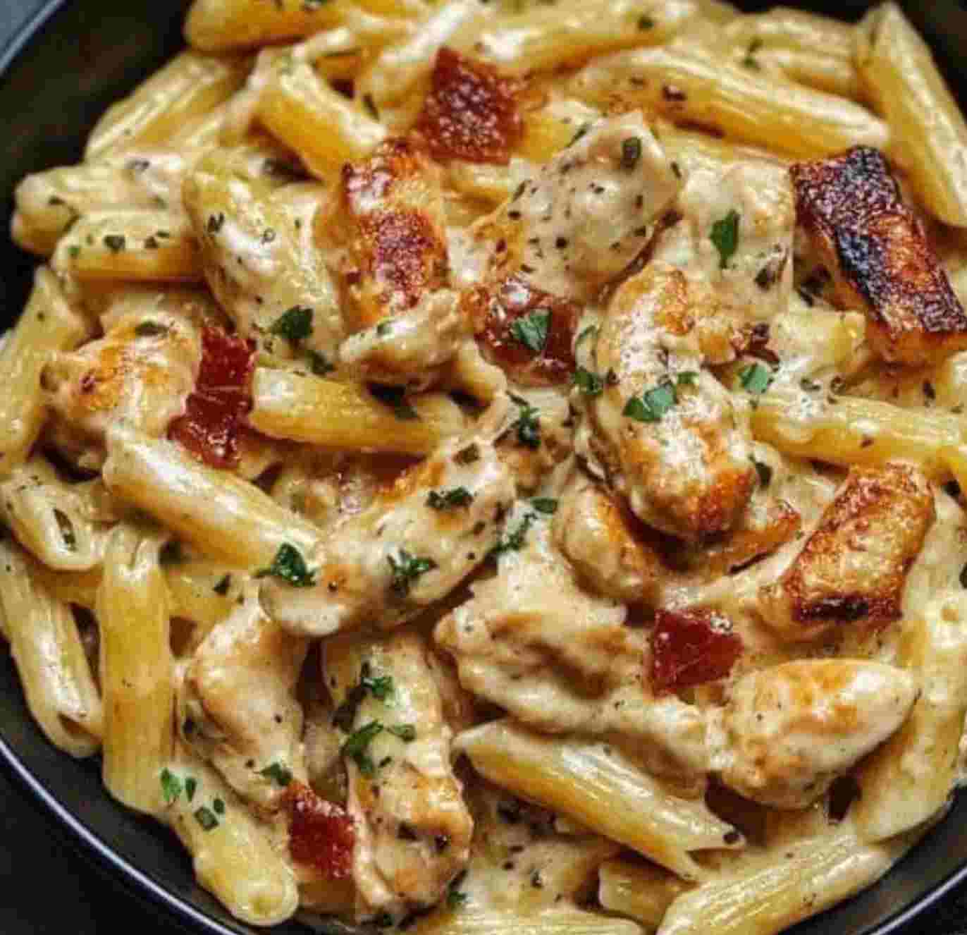 Těstoviny s kuřecím masem