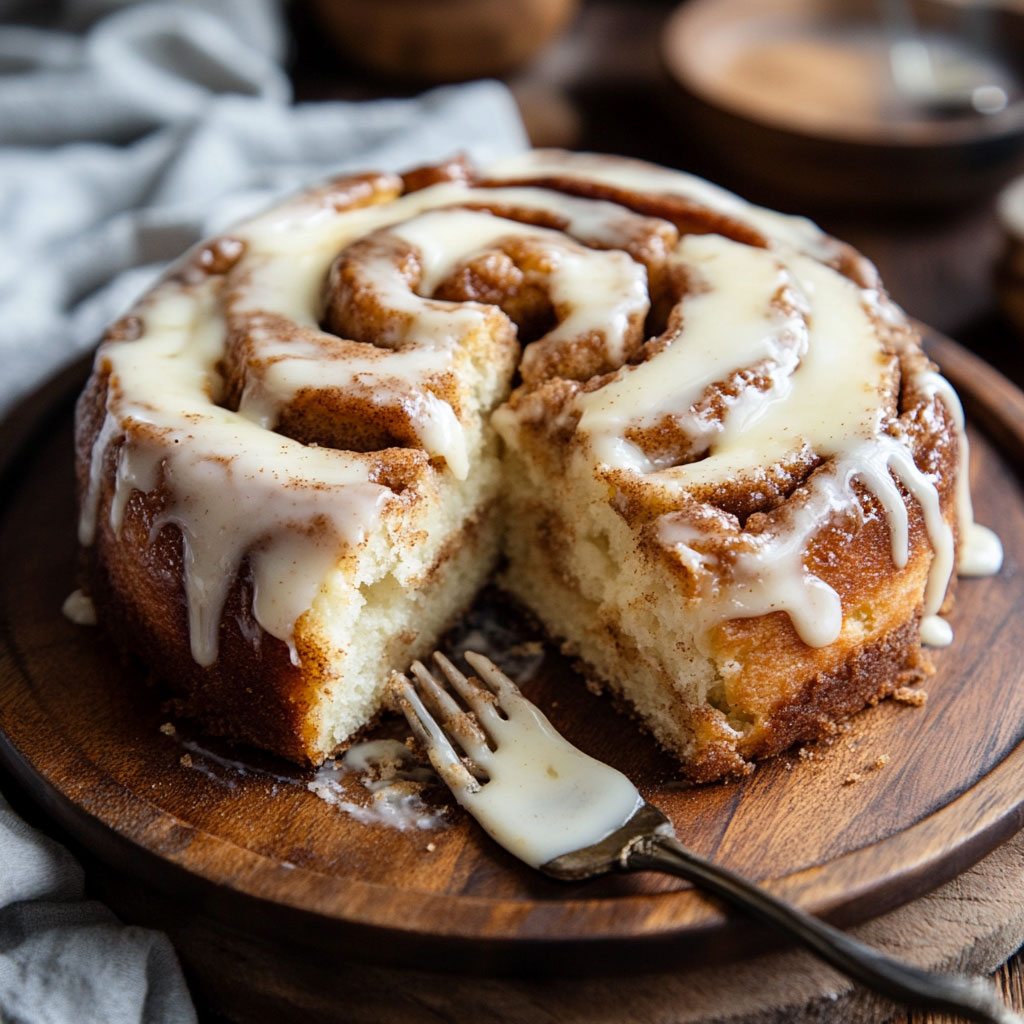 Obrovský skořicový koláč – jako Cinnabon, jen větší!