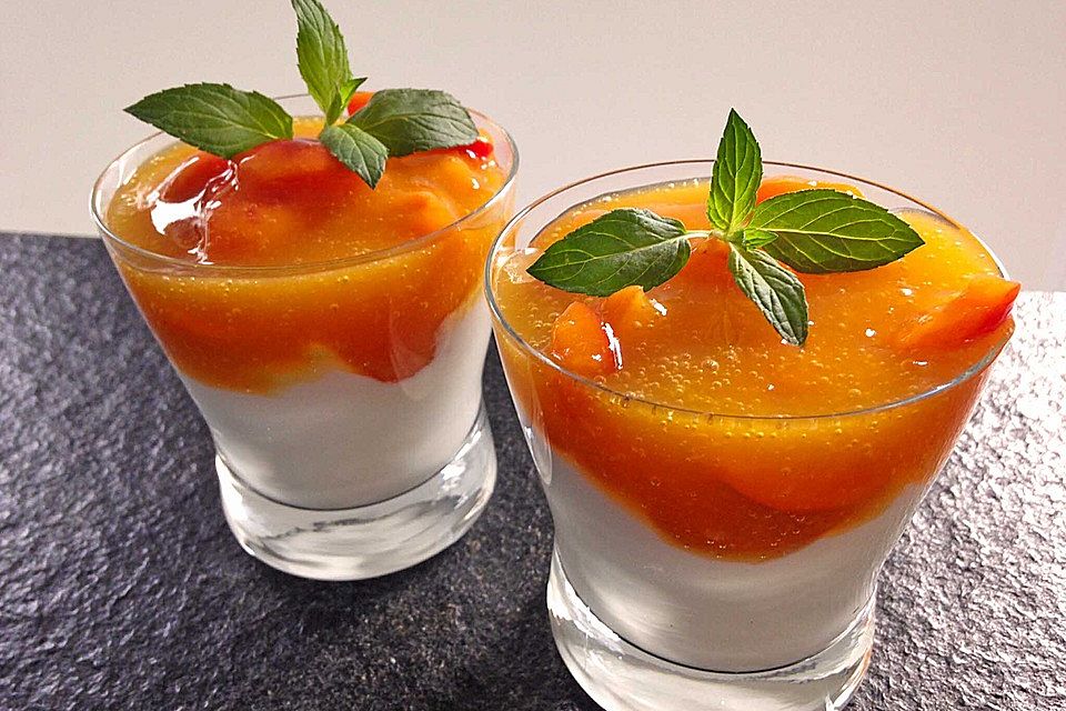 Broskvový smetanový sen