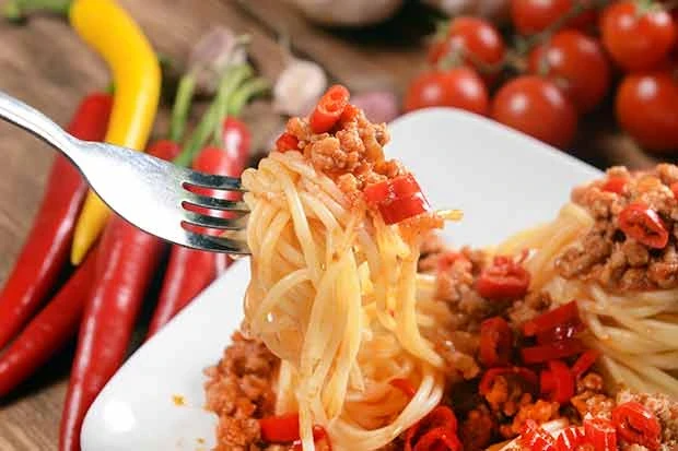 Spaghetti arrabiata
