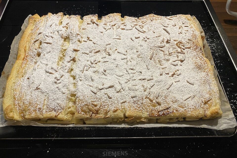 Listové těsto – jablečné řezy