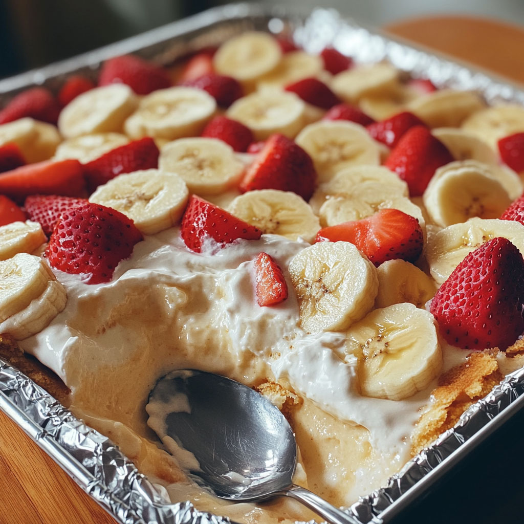 Jahodovo-banánový pudink – krémový, ovocný a nebesky lahodný!