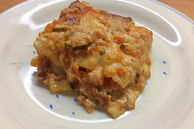 Vegetariánská cuketová lasagne