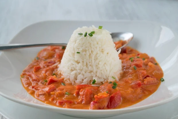 Rýže s omáčkou