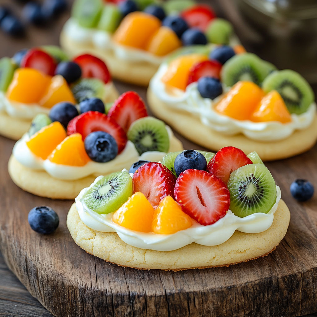 Velikonoční vajíčko ovocné pizzy