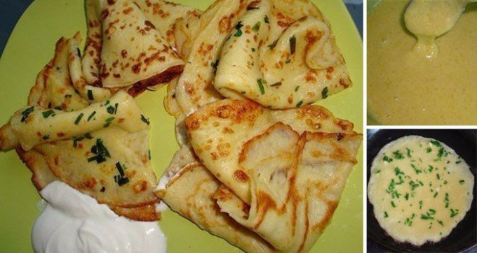 Bramborové placky s jarní cibulkou a petrželí