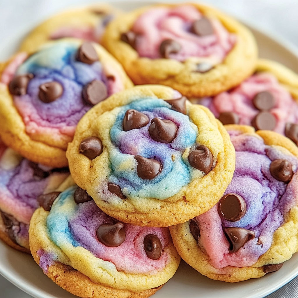 Magické velikonoční čokoládové sušenky s kousky čokolády