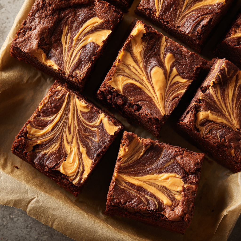 Bezlepkové brownies s arašídovým máslem a čokoládou