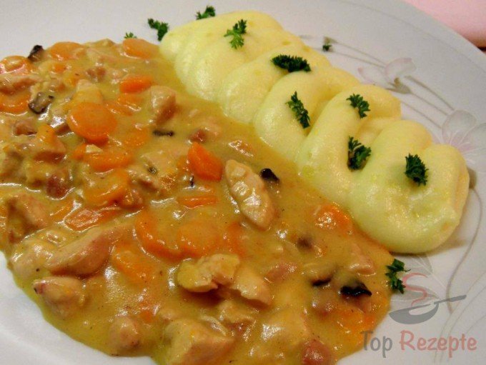 Kuřecí mrkvová pánev