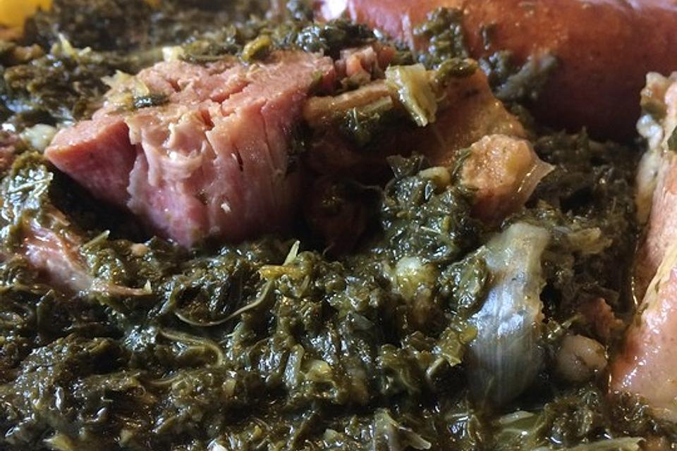 Grünkohl německým způsobem