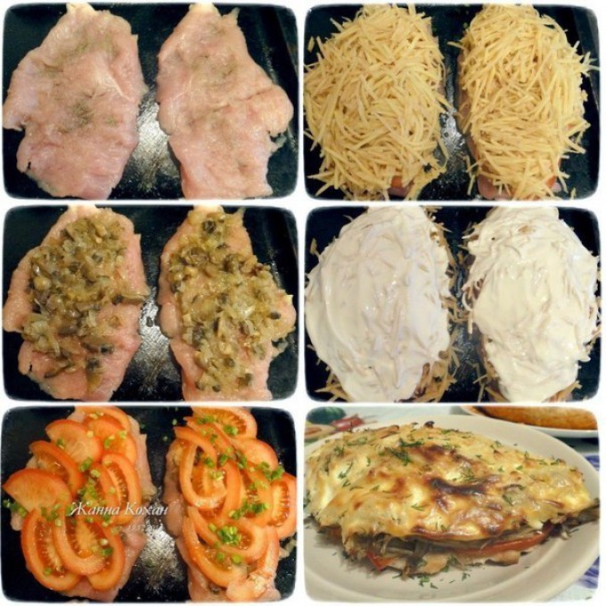 Kuřecí prsa v bramborovém kabátku