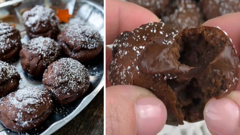 Lehký čokoládový dortíček, který lze sníst na jeden lok. Přibližně 50 kcal!