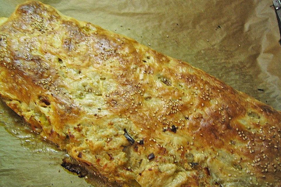Lauchstrudel