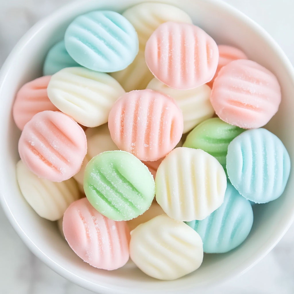 Hausgemachte Cream-Cheese-Mints – Die perfekte kleine Süßigkeit