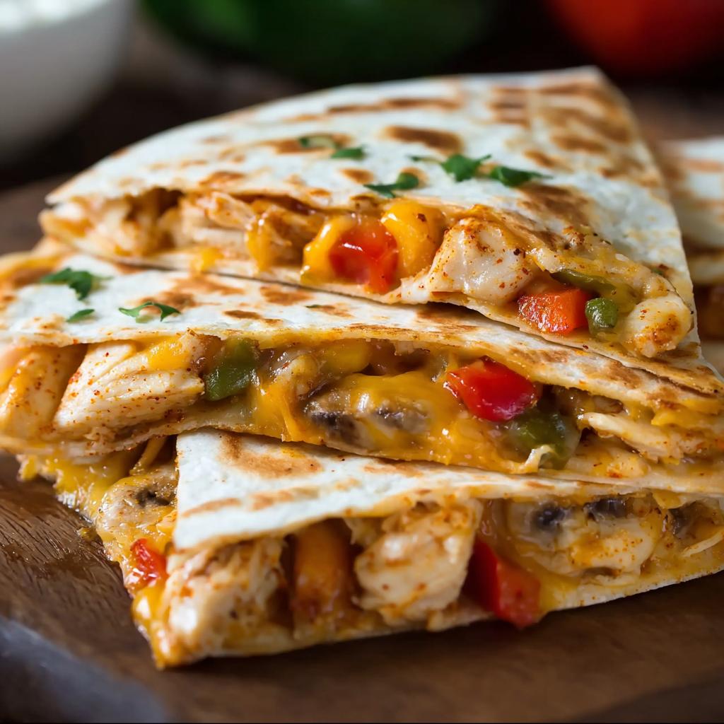 Kuřecí fajita quesadilly