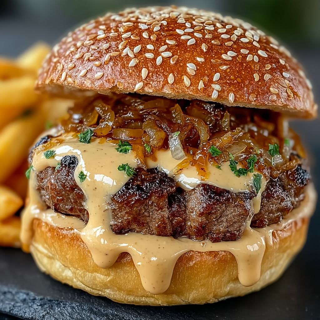 Smash burgery s omáčkou „Baconnaise“