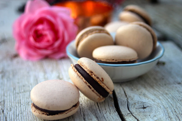Schokoladen‑Macarons