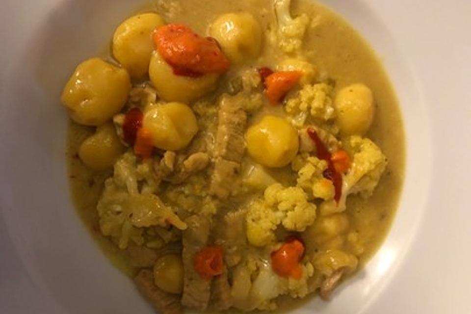 Blumenkohl-hackfleisch-pfanne