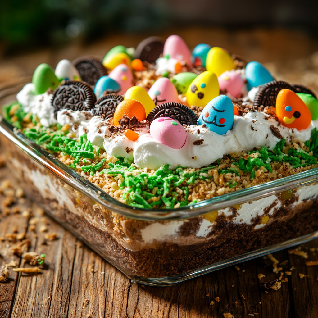 Zajíčkův špinavý dortový nákyp – Veselá a slavnostní pochoutka bez pečení