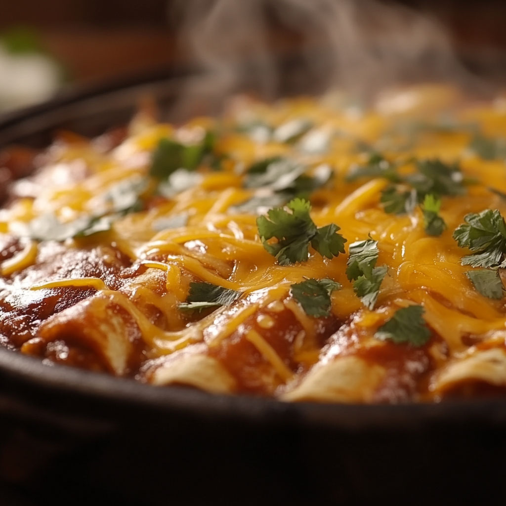 Käsige Rinder-Enchiladas – Eine Geschmacksexplosion
