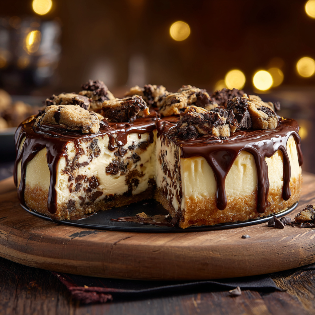 Čokoládový cheesecake s těstem na sušenky