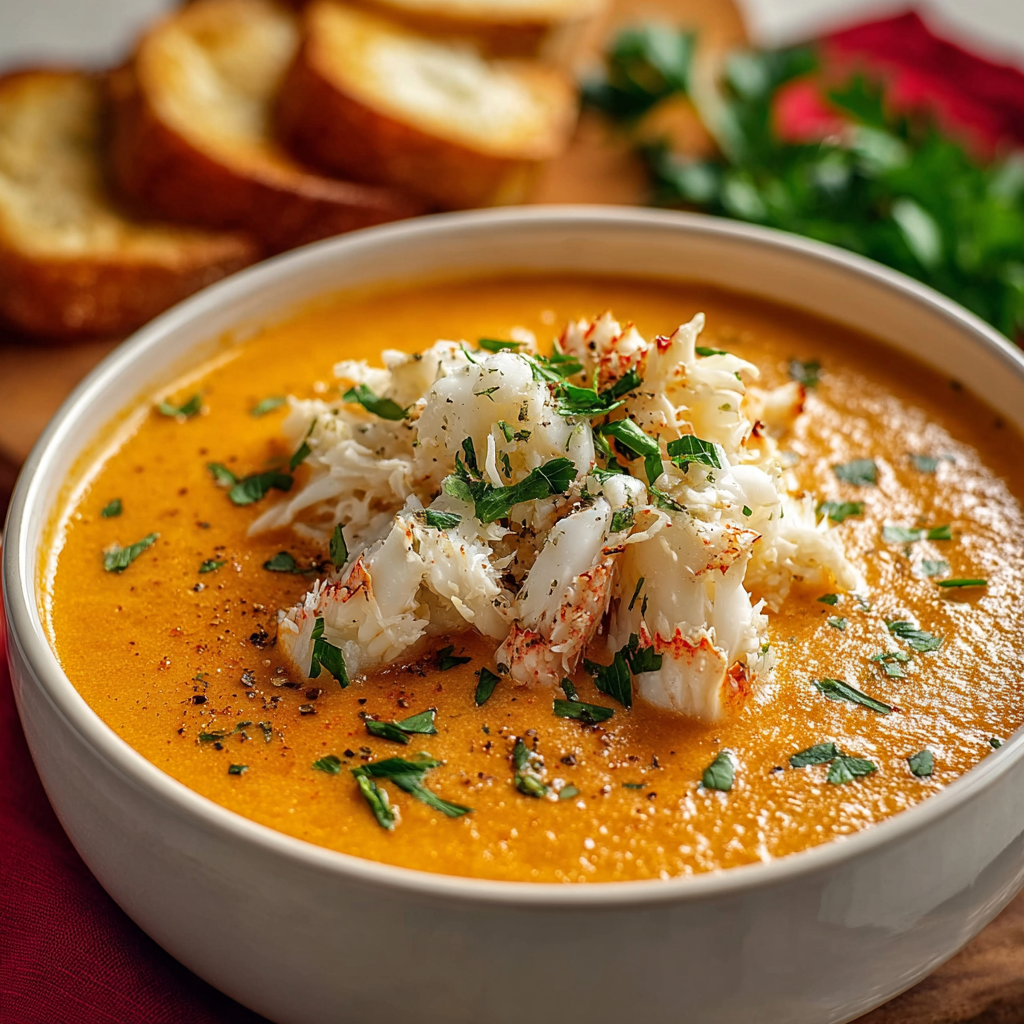 Krémová krabí bisque