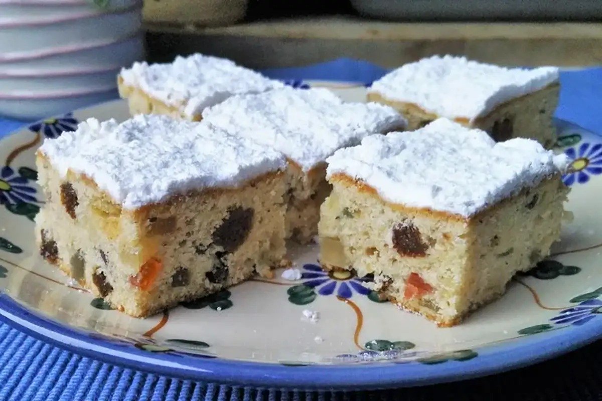 Recept na marcipánový plechový štollen
