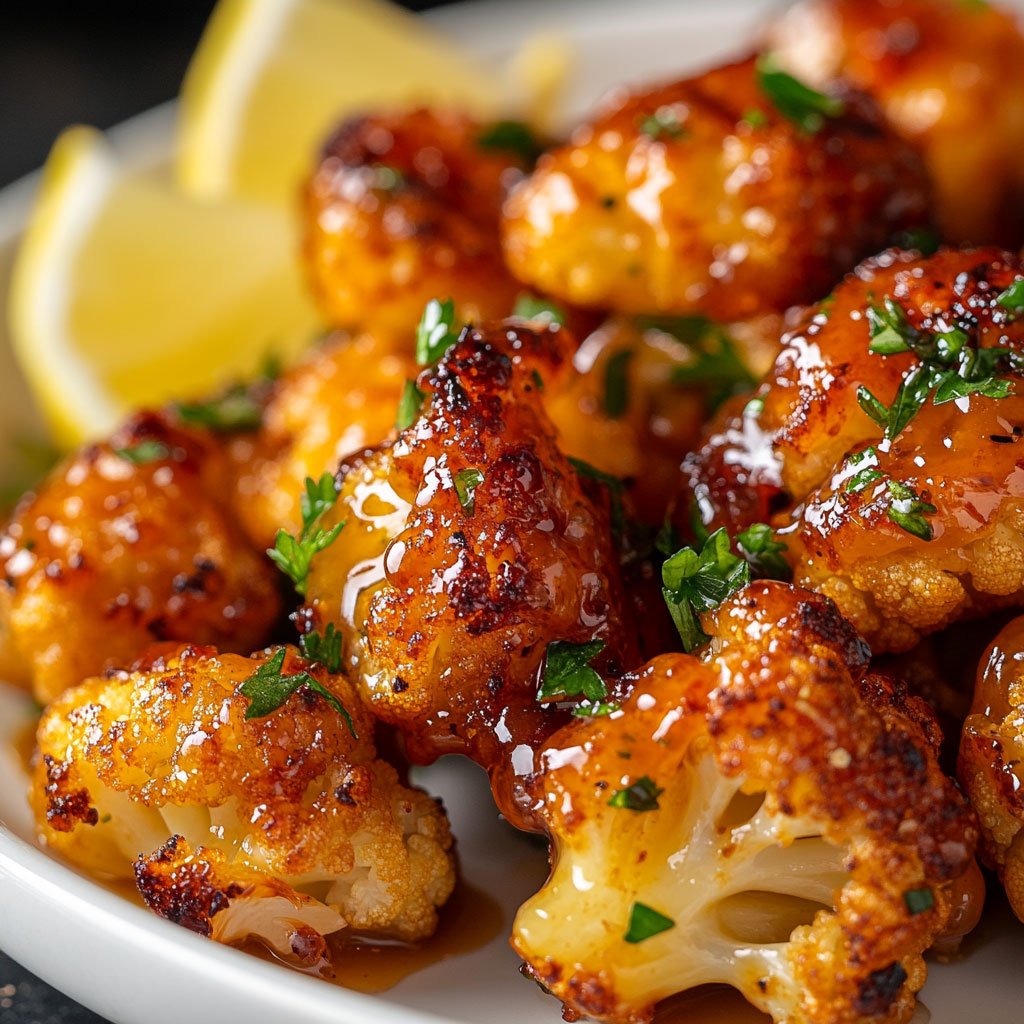 Würziges Honig-Knoblauch-Blumenkohl-Blech – Knusprig, süß, scharf & absolut unwiderstehlich!